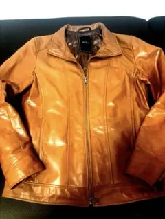 TETE HOMME フード付き　ラムレザージャケット サイズ6 中古・古着通販】TETE HOMME (テット オム) レザージャケット ブラック