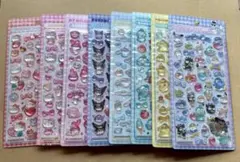 【正規品】 ボンボンドロップシール サンリオ 第二弾 8枚 コンプリートセット