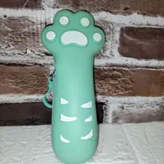 シリコン製　猫の足跡　ペンケース　ポーチ