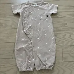 futafuta 月模様ロンパース 50-60