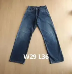 Levi’s 504 ワイドストレートデニム インディゴ W29 L36 日本製