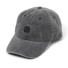 Heather 刺繍ロゴCAP キャップ 帽子 チャコールグレー