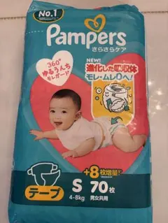 Pampers さらさらケア テープ Sサイズ 70枚のサムネイル