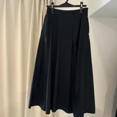 UNITED ARROWS フレアスカート 黒のサムネイル