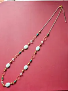 大丸】天然石ネックレス 45cm SILVER刻印 ローズクォーツ - メルカリ