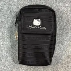 ハローキティ ポーチ ブラック レトロ