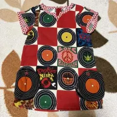 バックアレイ　カラフルチェックワンピース ベビー　90cm XS