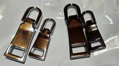 金属製ファスナー引き手4個セット