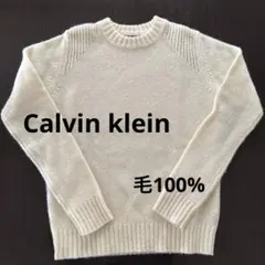 カルバンクライン　ウール100％ ニット M 小さめ 美品のサムネイル