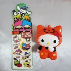 ハロウィン キティ 貯金箱 & サンリオ ボディシール