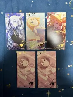 プロセカ アニメイト特典 箔押しイラストカード 3.5周年 VS