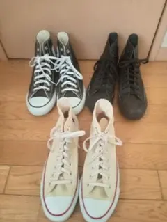 【極美品】3足セットCONVERSE ALL STAR ハイカット　26.5cm
