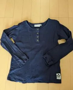 ミニロディーニ　minirodini Ｔシャツ　長袖　紺　128 134