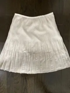 値下げ！ローラアシュレイ　アイボリー　シフォンスカート