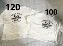 ミッキー　ミニー　Tシャツ　ディズニー　レトミ　お揃い　セット　フタフタ