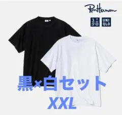 Ron Herman × UNIQLO Tシャツ 黒×白　2枚セット XXL