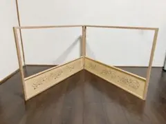 ほぼ未使用 茶道具 寜楽 川崎鳳嶽作 桐唐草風炉屏風先 薬師寺如来座古材 紙箱 ほぼ未使用 茶道具 寜楽 川崎鳳嶽作 桐唐草風炉屏風先 薬師寺如来座古
