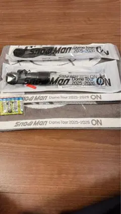 Snow Man Dome Tour 2025-2026 ONペンライト タオル