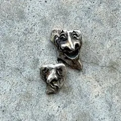 vintage silver925 two face トップ ペンダント