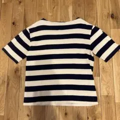 SAINT JAMES ネイビー/ホワイトボーダーTシャツ