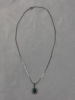 ターコイズストーン シルバーネックレス