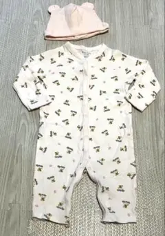 ラルフローレン　ロンパース 6M70 帽子 セット