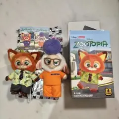 MINISO ズートピア ぬいぐるみペンダント 2体セット