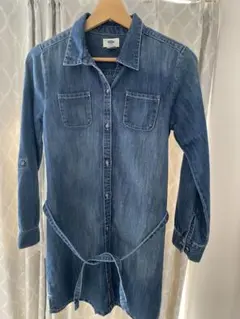 Old Navy（オールドネイビー）のデニムシャツワンピース　10〜12