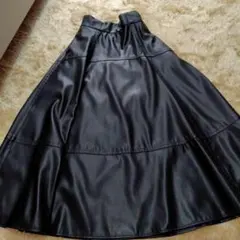 AZUL BY MOUSSY ブラックロングスカート Sサイズのサムネイル