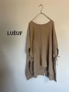 ルフ　バックスリット　リネンプルオーバー