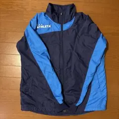 【未使用美品】ATHLETA ウィンドブレーカー 青 美品❣️ATHLETA アスレタ ウィンドブレーカー Sサイズ