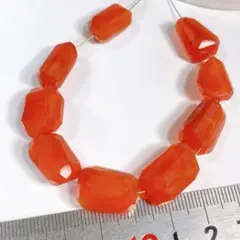 サービス品＊秋色＊カーネリアン＊大粒タンブルカットh27