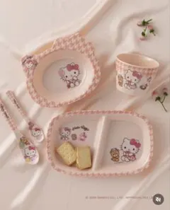 サンリオ　メラミン食器　のんびりタイム　マイメロディ　4点セット