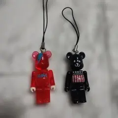 ベアブリック　X-girl　トミー・ヒルフィガー　ストラップ　2個セット