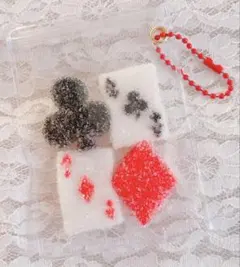 【シャリシャリ♪】ミニトランプ♦︎♣︎スクイーズ② ザラメ