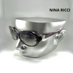 NINA RICCI ニナリッチ サングラス オーバルフレーム 紫系