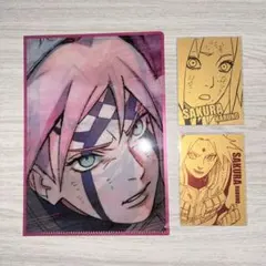 NARUTO 春野サクラ ミニクリアファイル 黄金カード