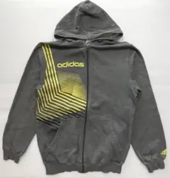 アディダス adidas フルジップパーカー フーデッド ロゴジッパー