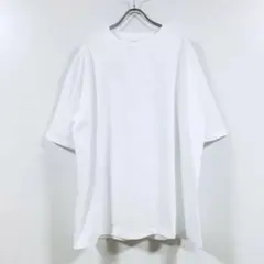 新品 5.6オンス ビッグシルエット Tシャツ 半袖 無地 メンズ ホワイト M