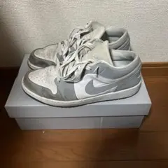 エアジョーダン1ロー　ウルフグレー