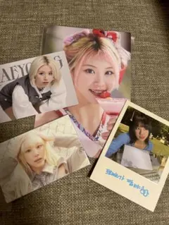 TWICE チェヨン ポストカード メッセージカード セット