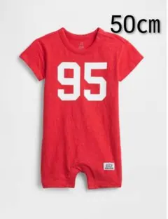 【新品・50㎝】GAP 30thアニバーサリージャージーTシャツショートオール