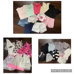売り切りお値下げ　女の子　夏服　まとめ売り　美品　新品　27点