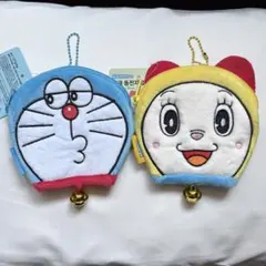 韓国ダイソー　ドラえもん、ドラミちゃんポーチ　コインケース