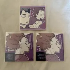 ハイキュー　スクエアステッカー　天童覚　牛島若利　白鳥沢