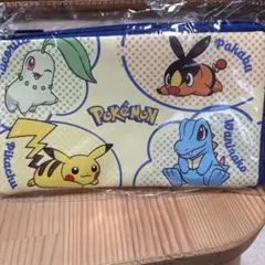 読売新聞　ポケモン キャラクターポーチ 約21cm x 20cm