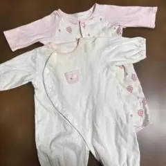 ベルメゾン ツーウェイ・ドレスオール 50-60 新生児