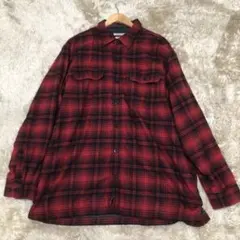 L.L.Bean エルエルビーン　バッファロー　ネルシャツチェック裏地ボア　XL