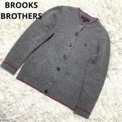 LUNA様専用 ブルックスブラザーズ ウール100% ニット カーディガン ロゴ