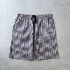 00s OLD UNIQLO チェックショーツ cityboy 古着 バギー M